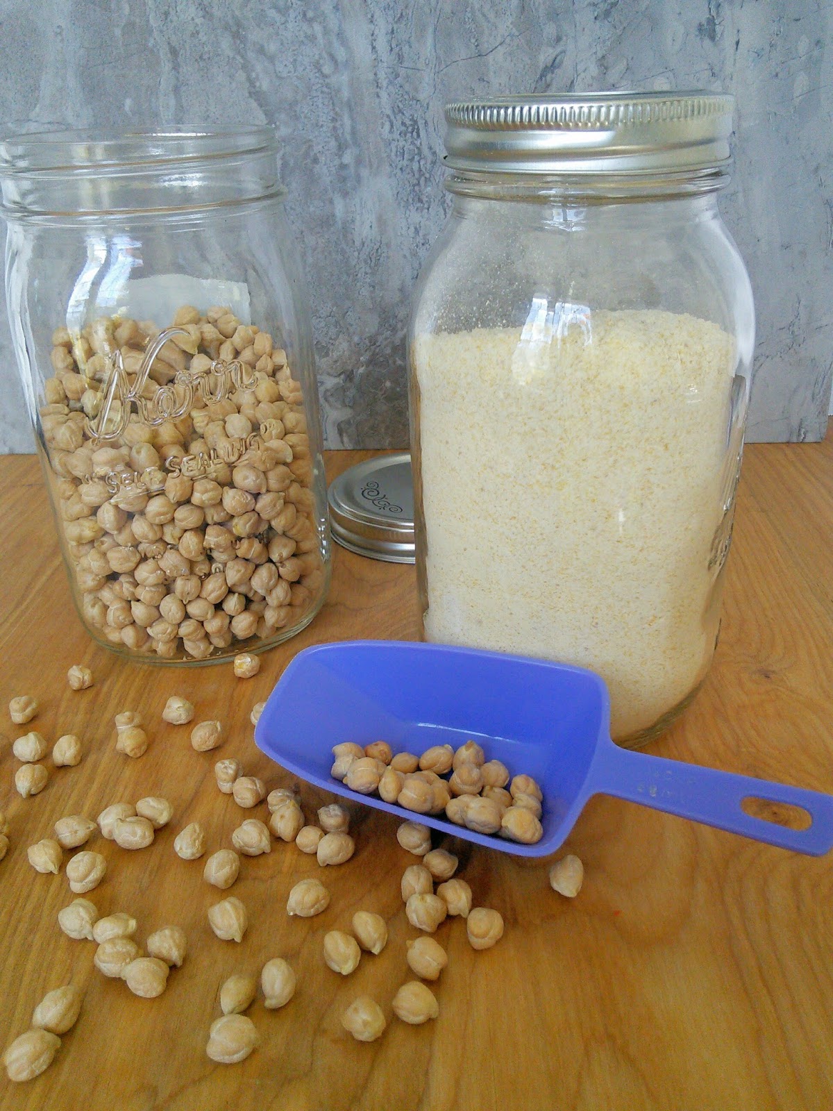 Make your own garbanzo bean flour and save money!