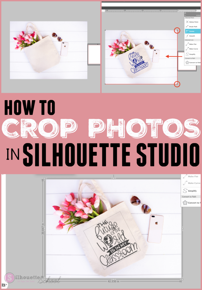How to Easily Crop Photos in Silhouette Studio Silhouette School