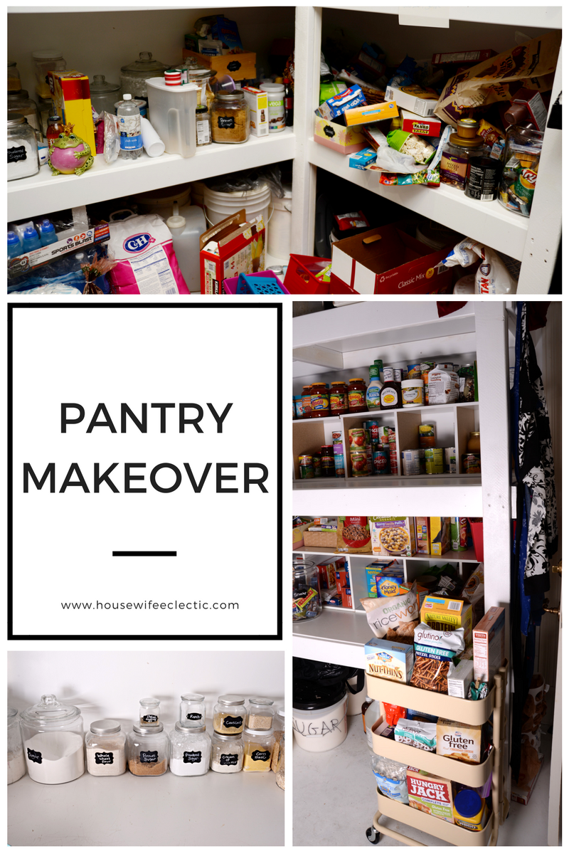 Pantry Makeover Housewife Eclectic