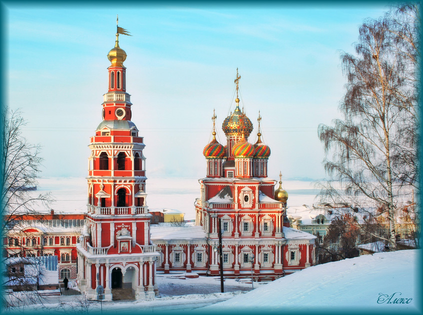 Строгановский храм в нижнем новгороде