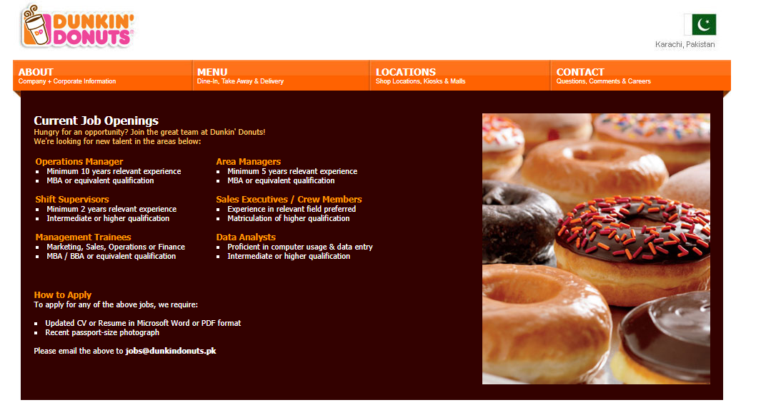 dunkin donuts current job openings management trainees operation dunkin donuts careers