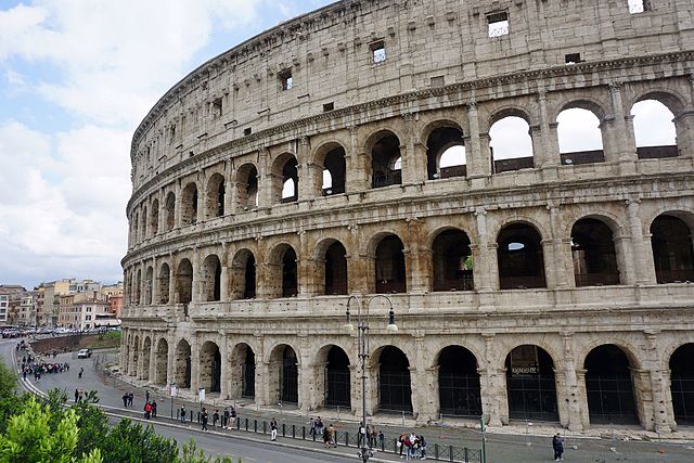 Rome Colosseum Outside view
