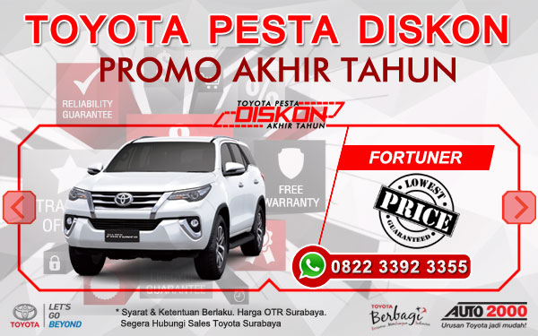 Promo Akhir Tahun Toyota Fortuner Surabaya Promo Akhir Tahun Toyota Fortuner Surabaya