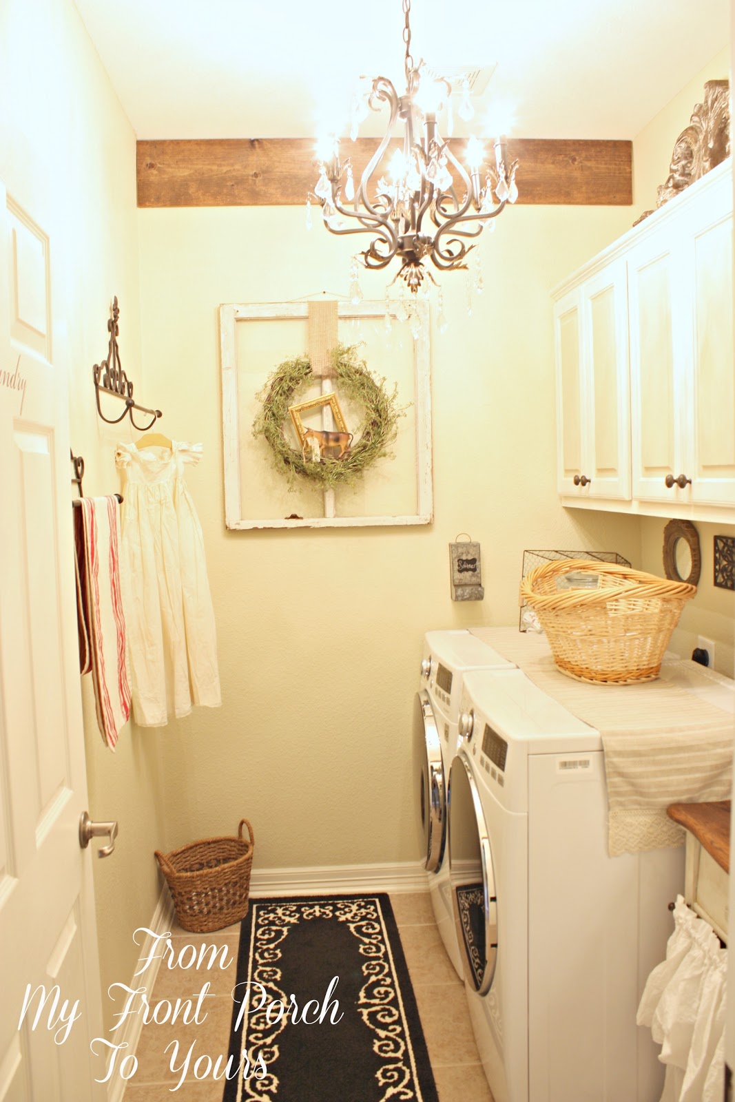 From My Front Porch To Yours: $100 Laundry Room Makeover