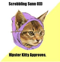 Hipster Kitty