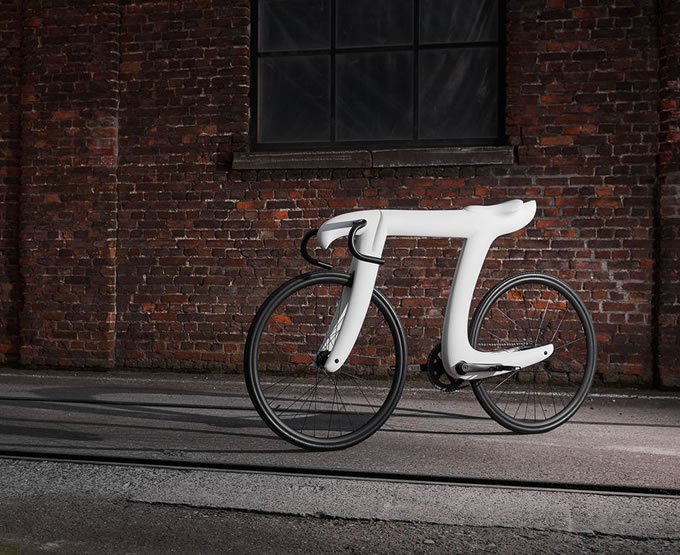 円周率を自転車に応用 Pの形をしたおしゃれなロードバイク I ミライノシテン