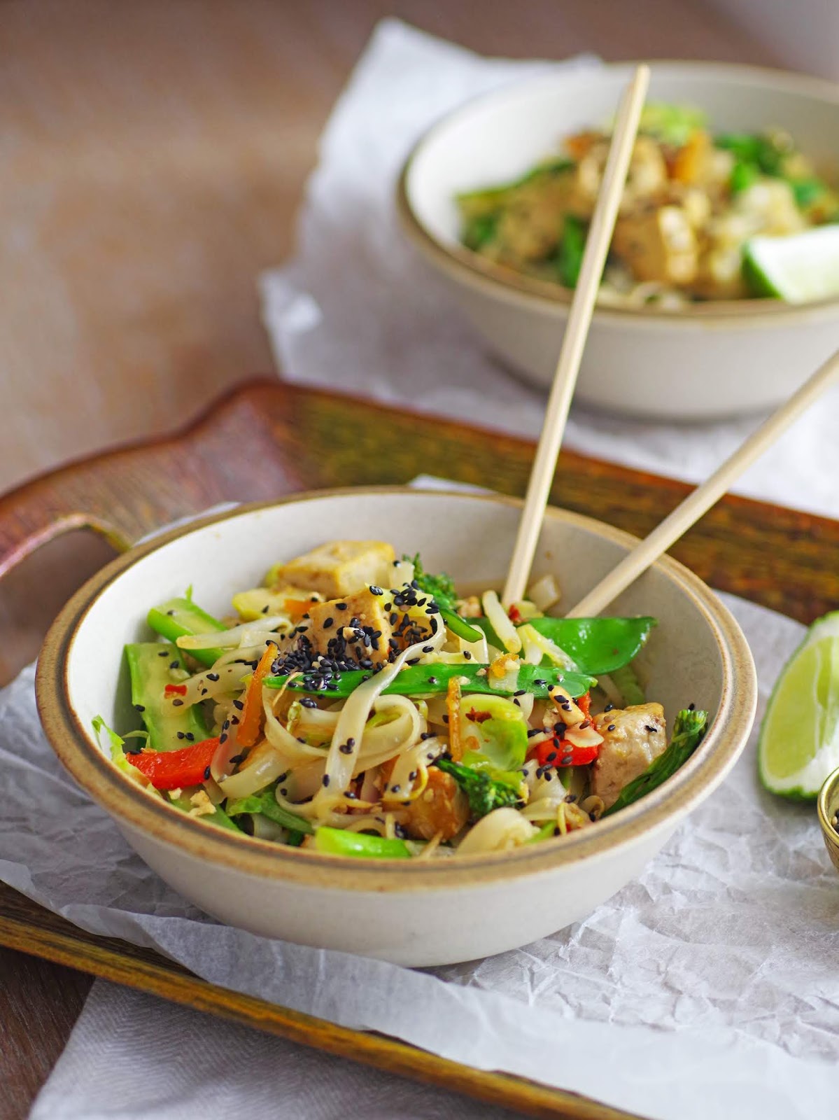 Orange Ginger Tofu Noodles Euphoric Vegan
