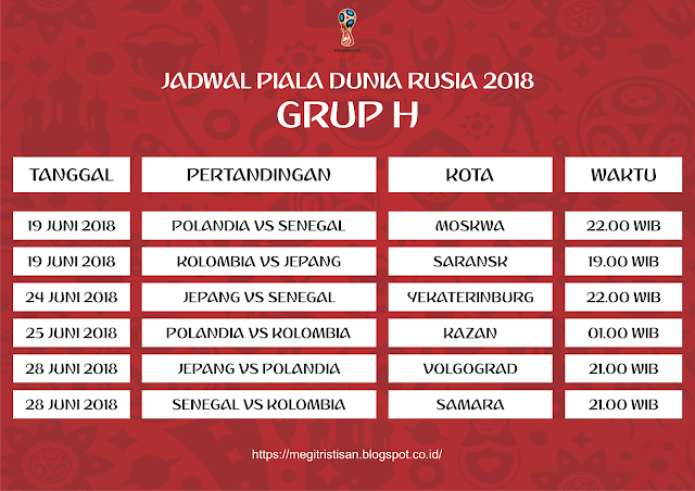 Jadwal Piala Dunia Jadwal Piala Dunia
