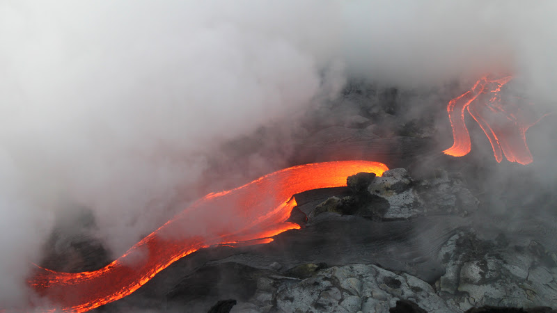 The Flowing of Hot Lava