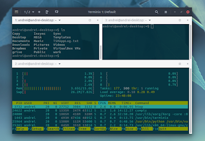 Terminix GTK3 terminal emulator Terminix GTK3 terminal emulator
