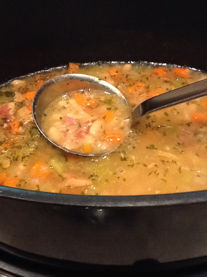 Kitty's Kozy Kitchen Slow Cooker Bean & Bacon Soup