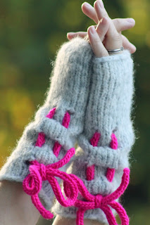 Ruched Mitts