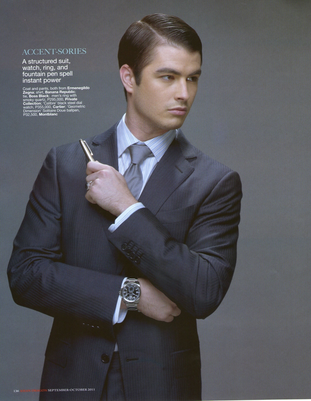 Man Central Callum David In Formal Wear