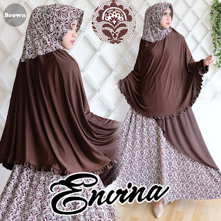 Gamis Syar'i Terbaru Envina Brown Murah Diskon 50% Gamis-Syar'i-Terbaru-Envina-Brown
