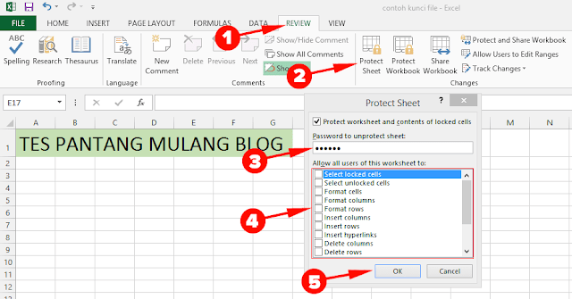 Cara Mengunci File Excel Cara Mengunci File Excel