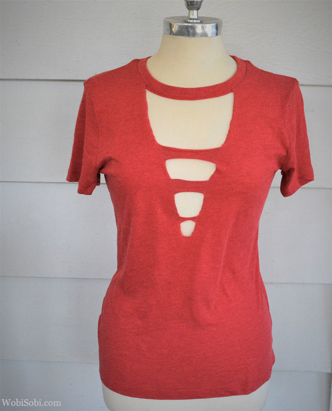 WobiSobi Cut Out, Ladder Shirt; DIY