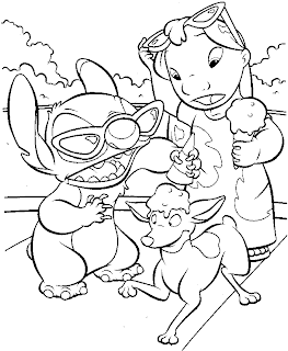 lilo and stitch coloring sheets