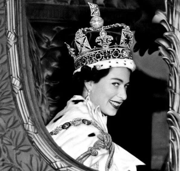 Happy 94th birthday, Queen Elizabeth. Diamond tiara. Kate Middletton, Princess Charlotte, Princess Margaret