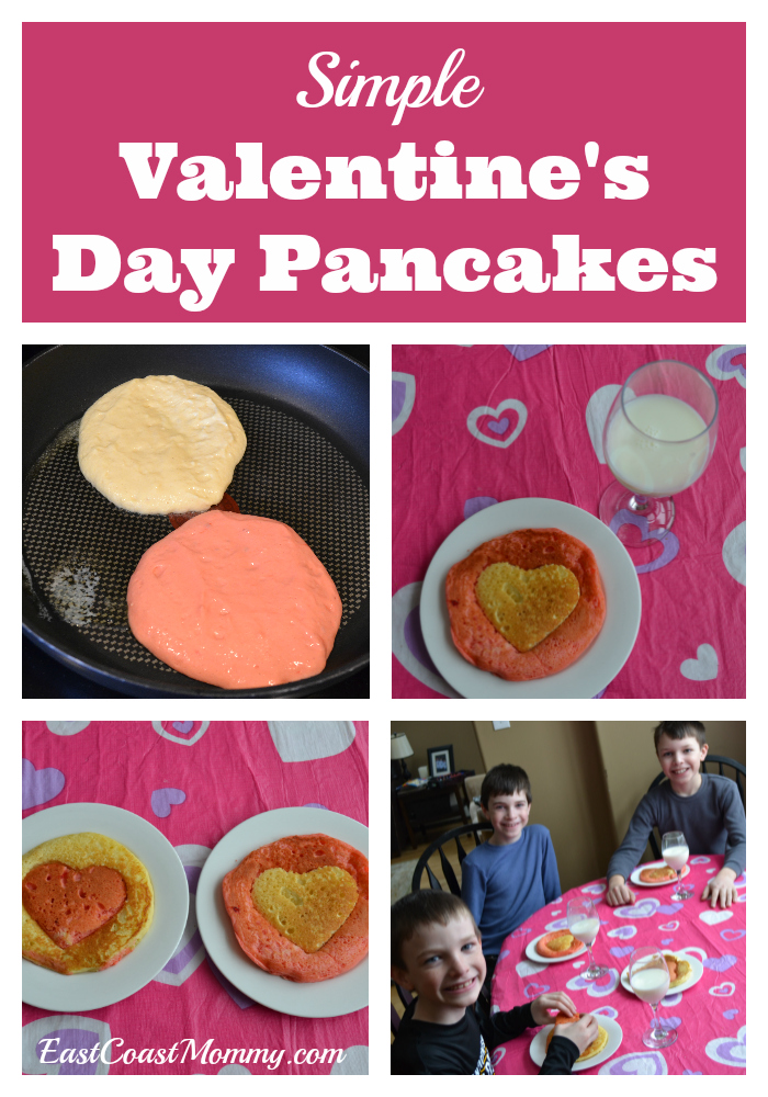 East Coast Mommy Simple Valentine's Day Pancakes