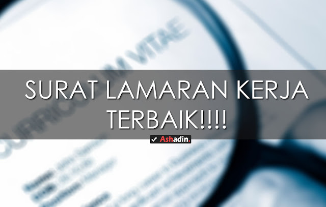 Contoh surat lamaran kerja formal yang baik dan benar sesuai EYD