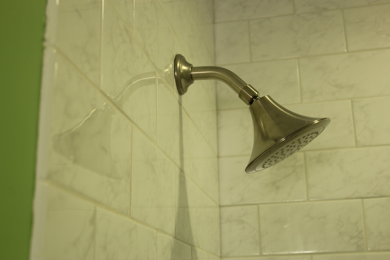 *The Handcrafted Life* Downstairs Bath Renovation Caulking, Vanity