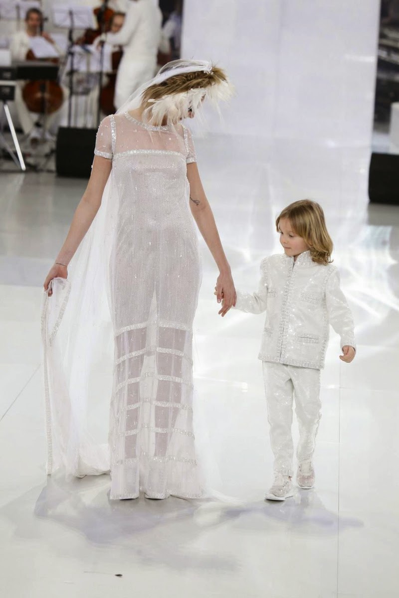 Cara Delevingne Transforms into a Bride for Chanel Haute Couture S/S 14 ...
