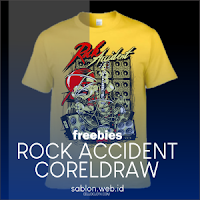 Rock Accident Vector CDR File Siap Sablon Free Download