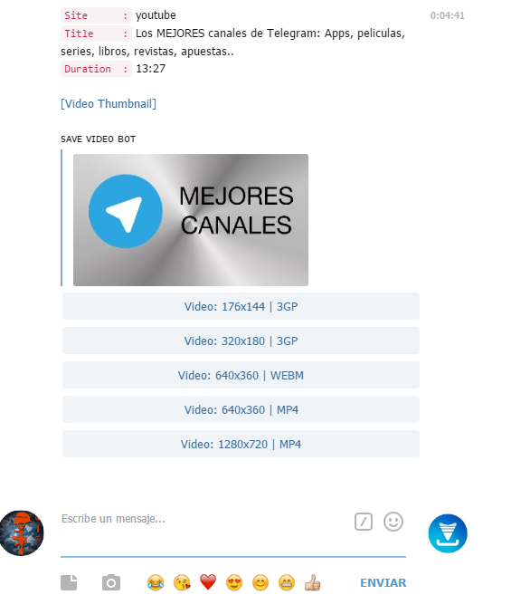 video bot telegram scaricare