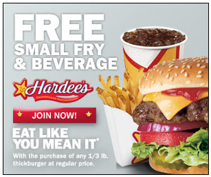 hardees monster truck coupon