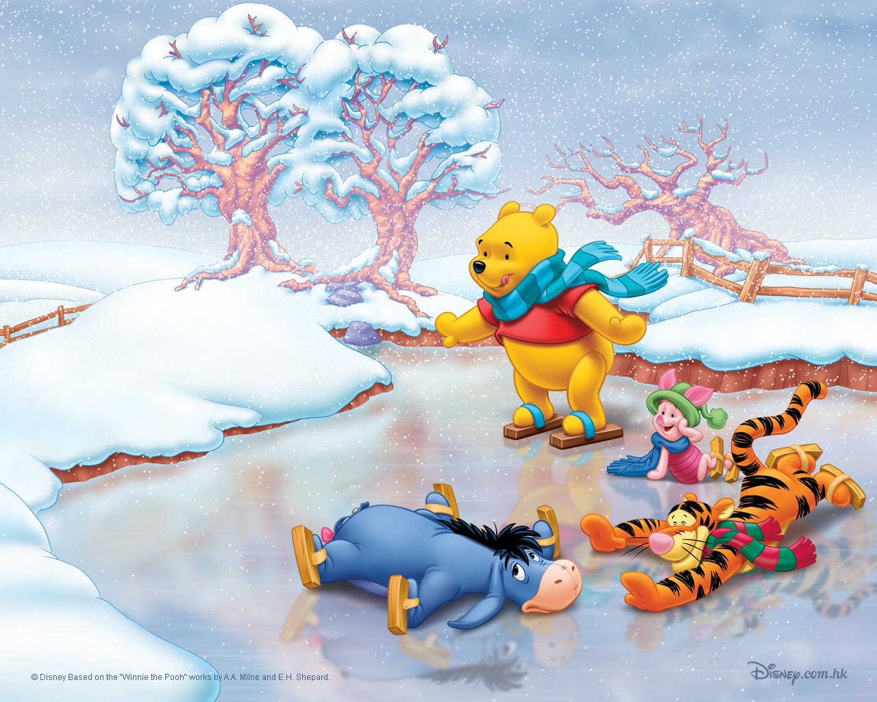 Imágenes y gifs de Navidad Fondos infantiles Disney de Navidad Winnie the Pooh Imágenes y gifs de Navidad Fondos infantiles Disney de Navidad Winnie the Pooh