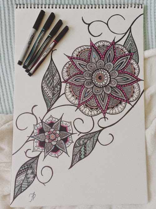 Zentangle art - Bilder Land