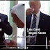 Raja Salman Ajar Trump Minum Dengan Tangan Kanan