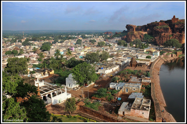Badami view from Cave Badami view from Cave