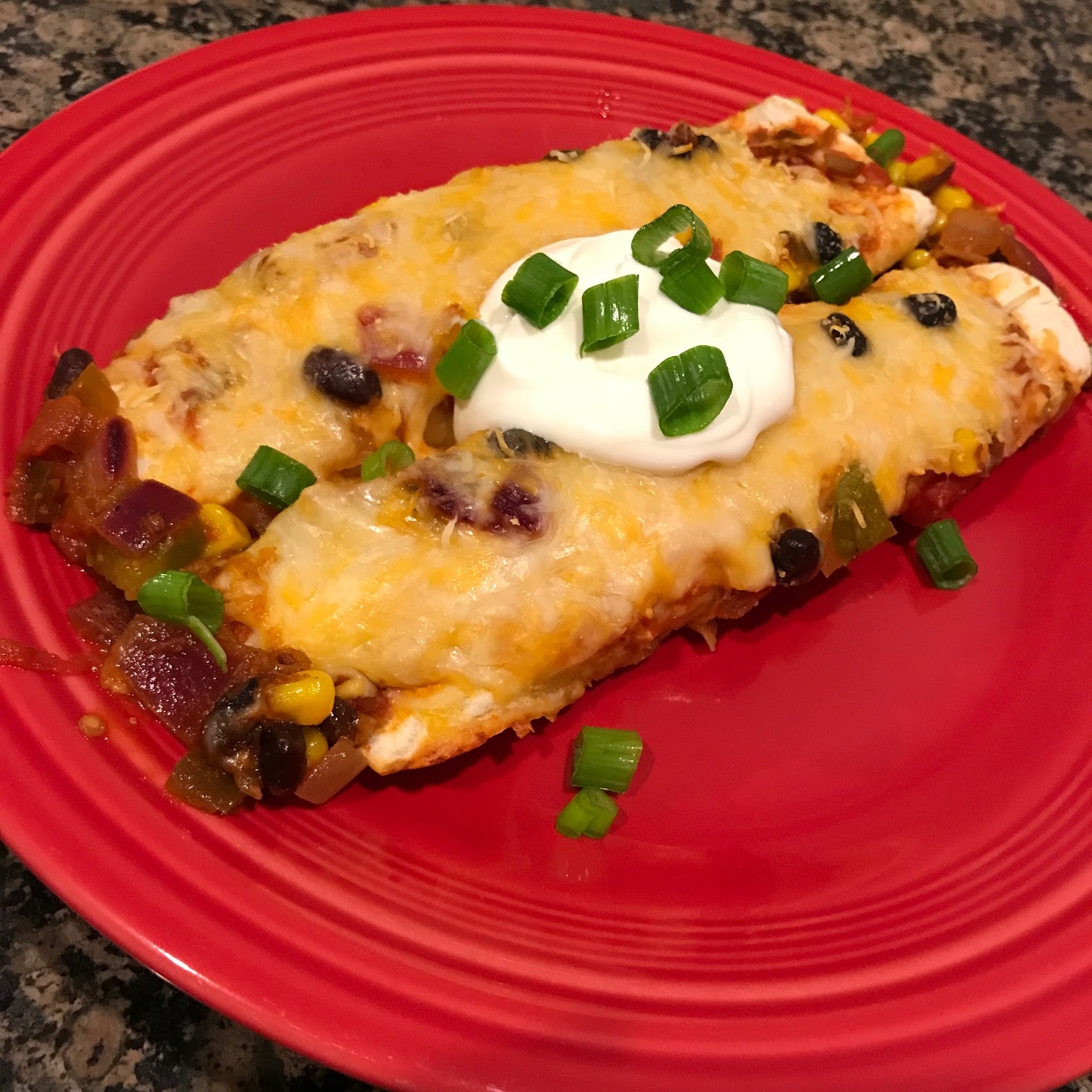 Tasty and (Mostly) Healthy Recipes Black Bean and Corn Enchiladas