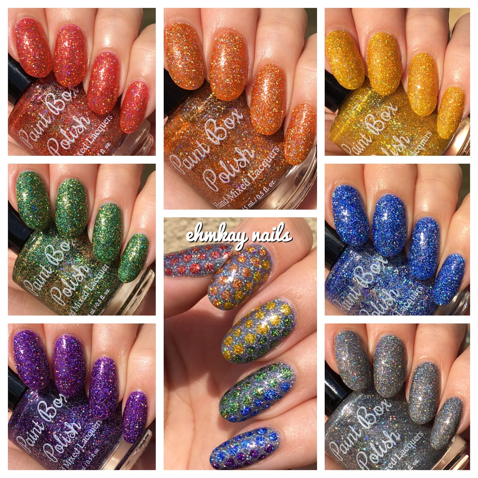 ehmkay nails Paint Box Polish Westerosi Late Summer Collection
