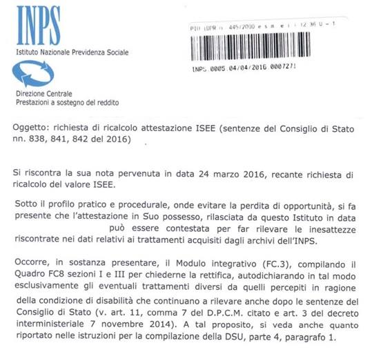 numero di protocollo isee esempio numero di protocollo isee esempio