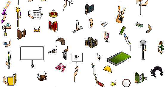 habbo pixel art