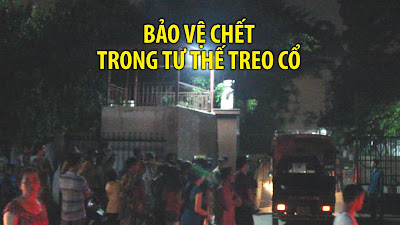 Bảo vệ chết trong tư thế treo cổ bao-ve-chet-trong-tu-the-treo-co