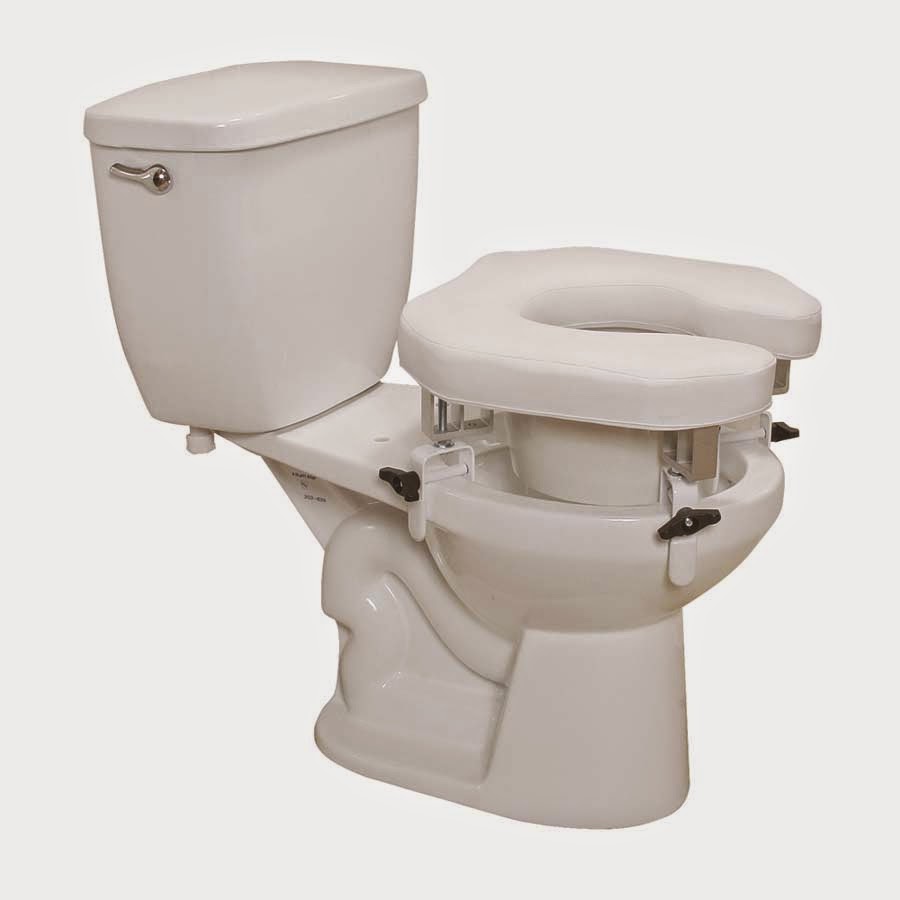 The Extraordinary Padded Raised Toilet Seat picture