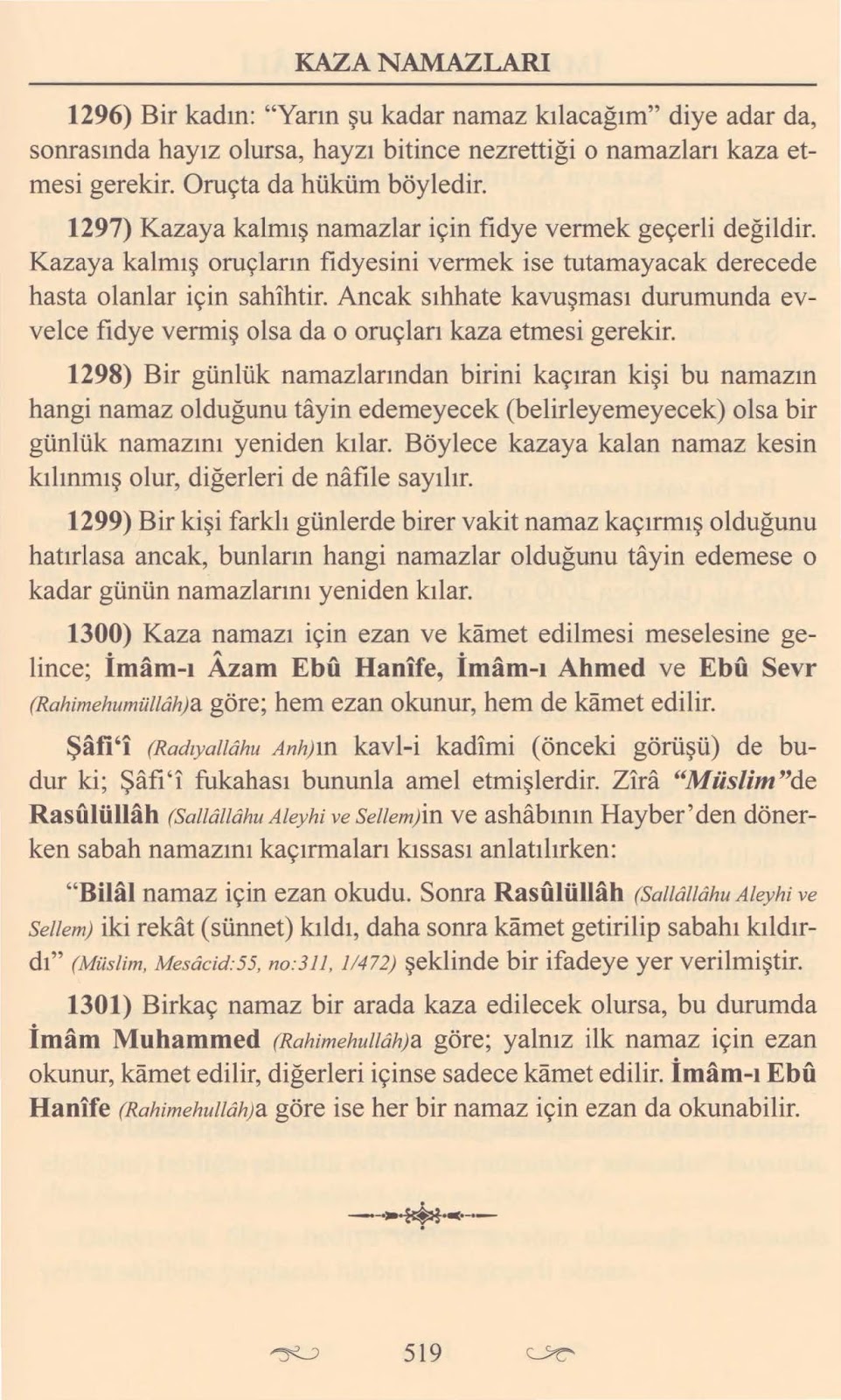 Kaza Namazları Arasında Bir Sıra Takip Gerekiyor mu Kaza Namazları Arasında Bir Sıra Takip Gerekiyor mu