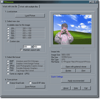 تحميل برنامج تصغير حجم الصور للكمبيوتر Download Pixresizer