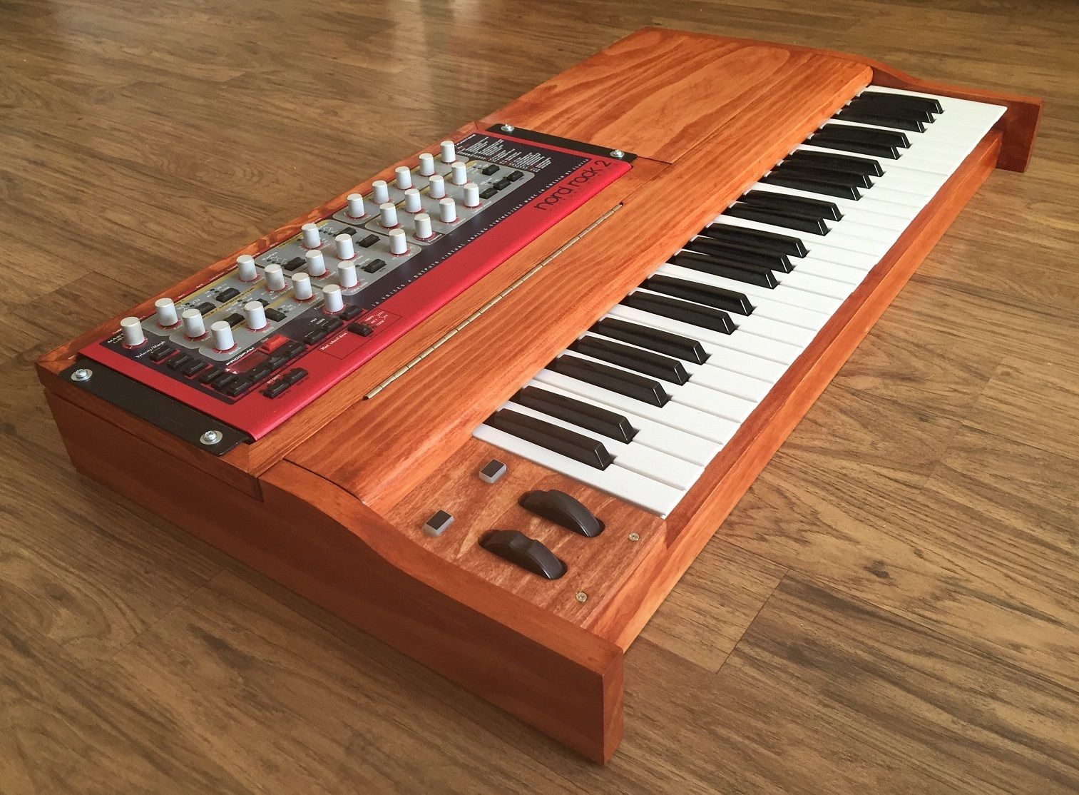 MATRIXSYNTH Custom Wood Rack Synth Walnut Keyboard Enclosures