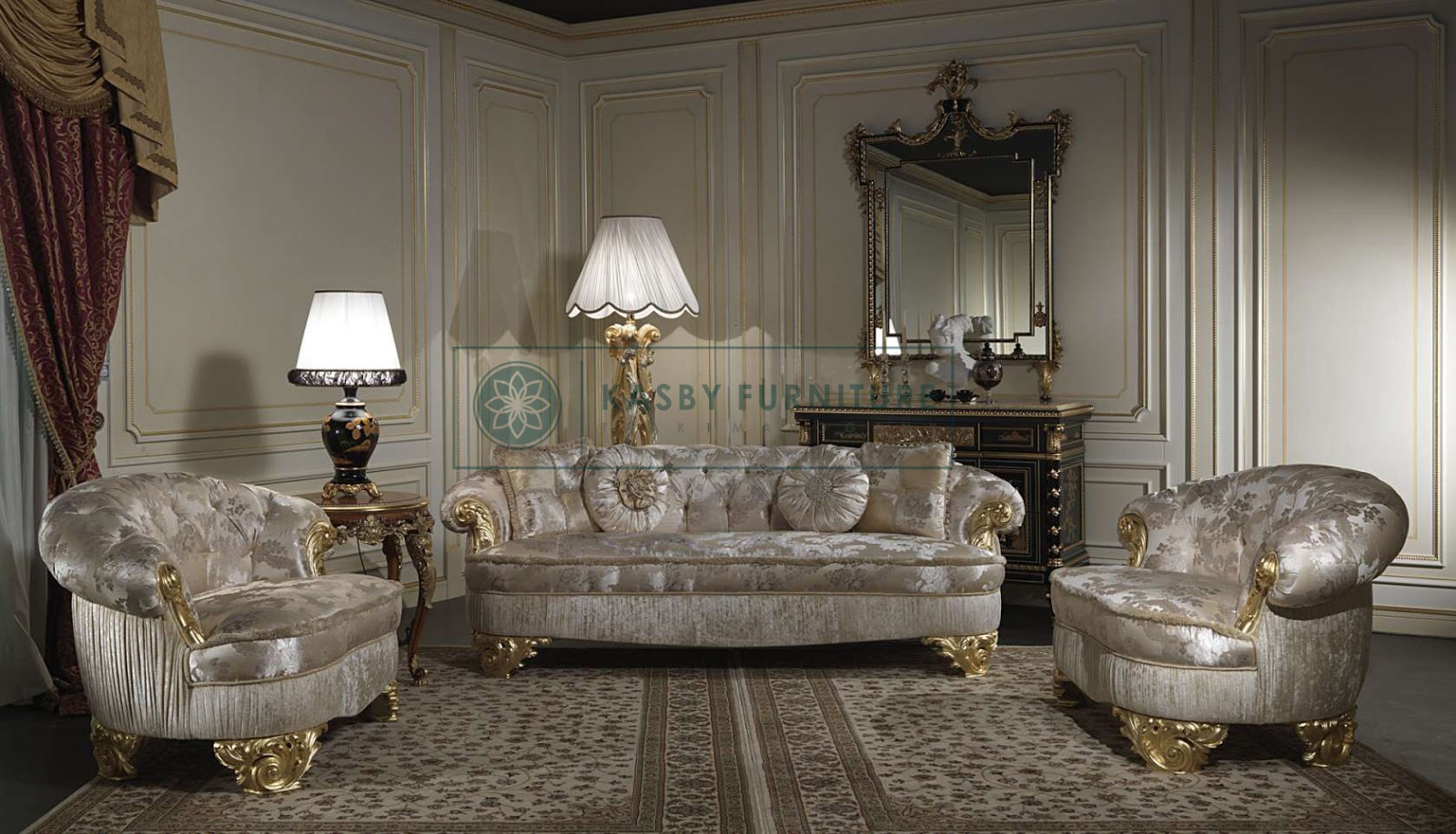 Set Sofa Ruang Tamu Klasik Modern Jepara
