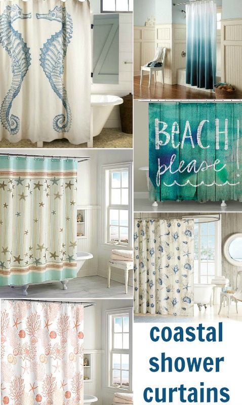 Coastal Beach Shower Curtains To Bring Ocean Side Serenity To Your