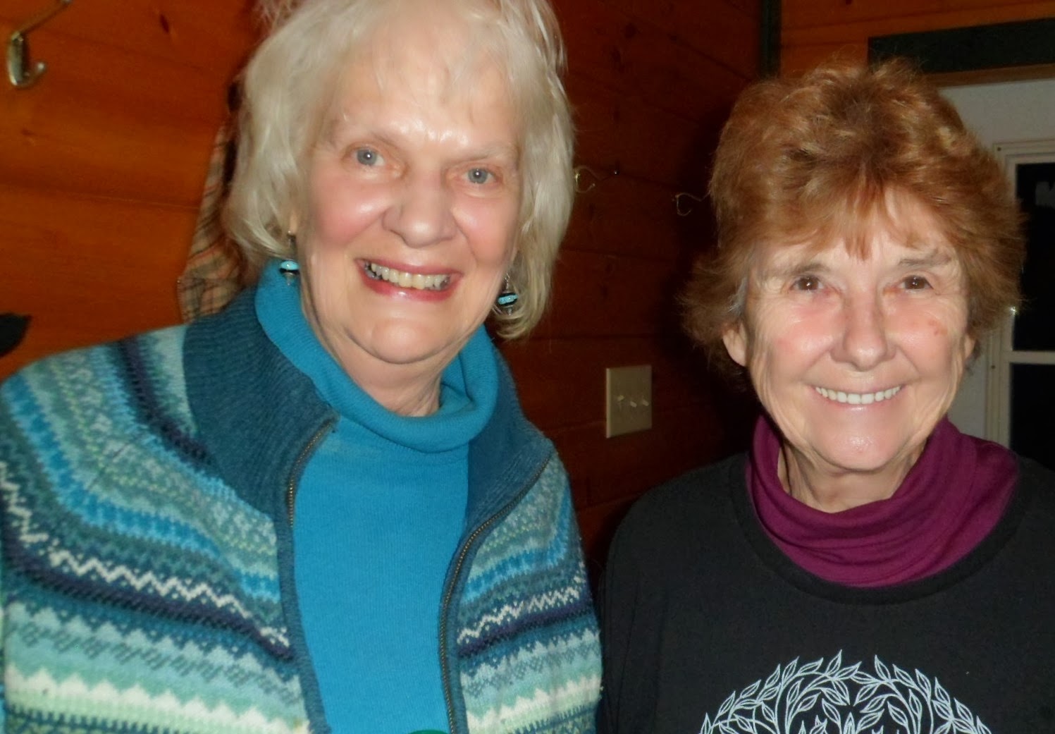 Joan Clark with Joan Baril