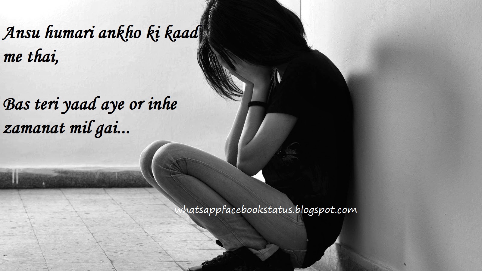 Sad Crying in love yaad whatsapp sad love status