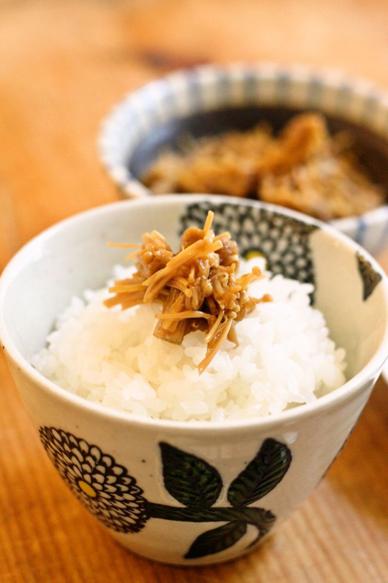 Perfectly imperfect Marinated Enoki Mushrooms, Nametake