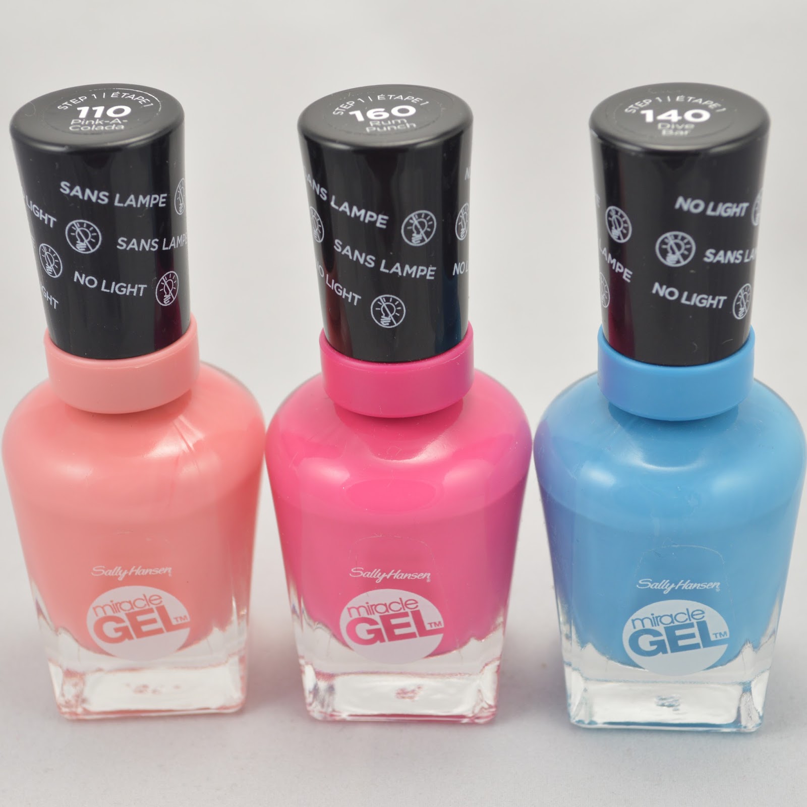 Sally Hansen Miracle Gel Poolside Paradise Swatches & Review - Manna's Manis