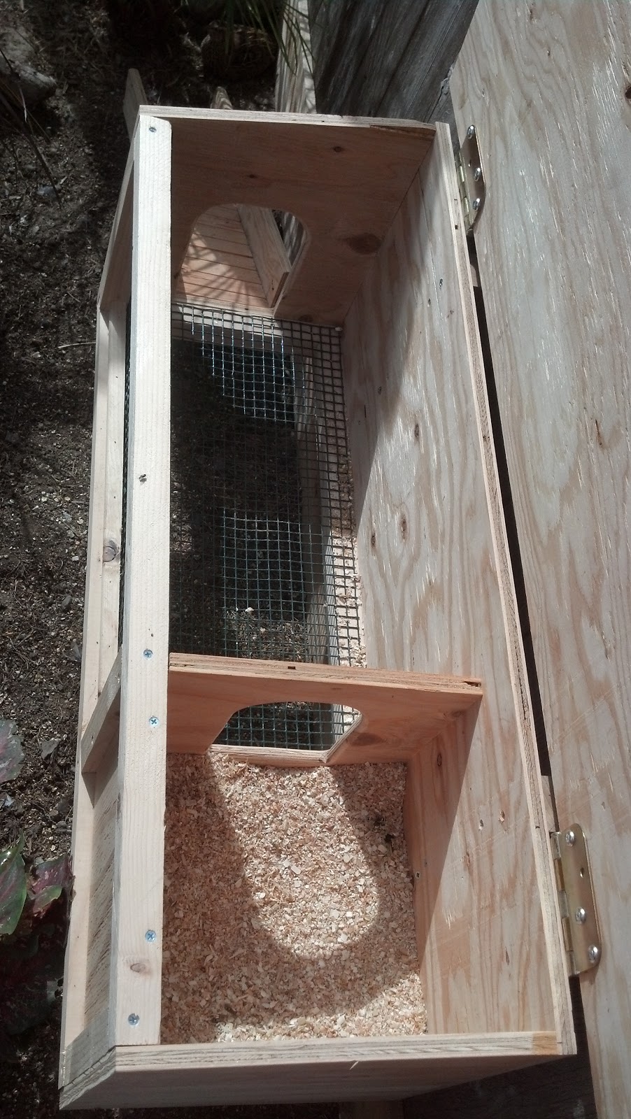 Custom wood working in Orange County! Quail or small bird coop