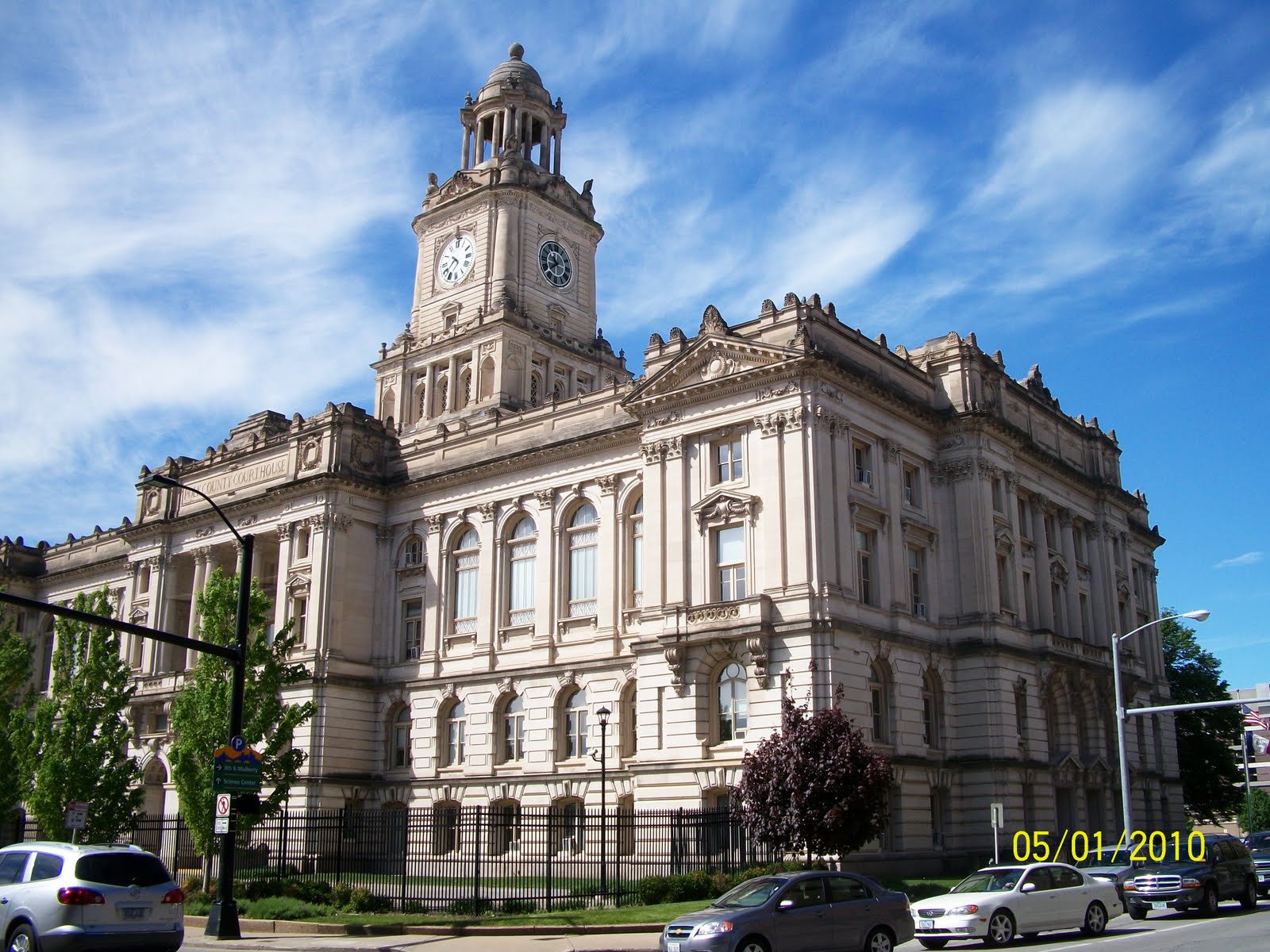 History and Culture by Bicycle Polk County Iowa Courthouse